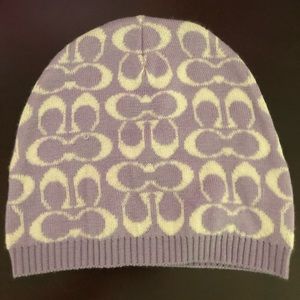 Coach 100% wool hat